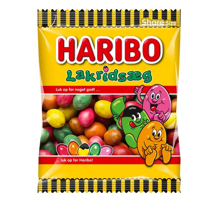 HARIBO Lakridsaeg 120 g Lakritsikarkkipussi