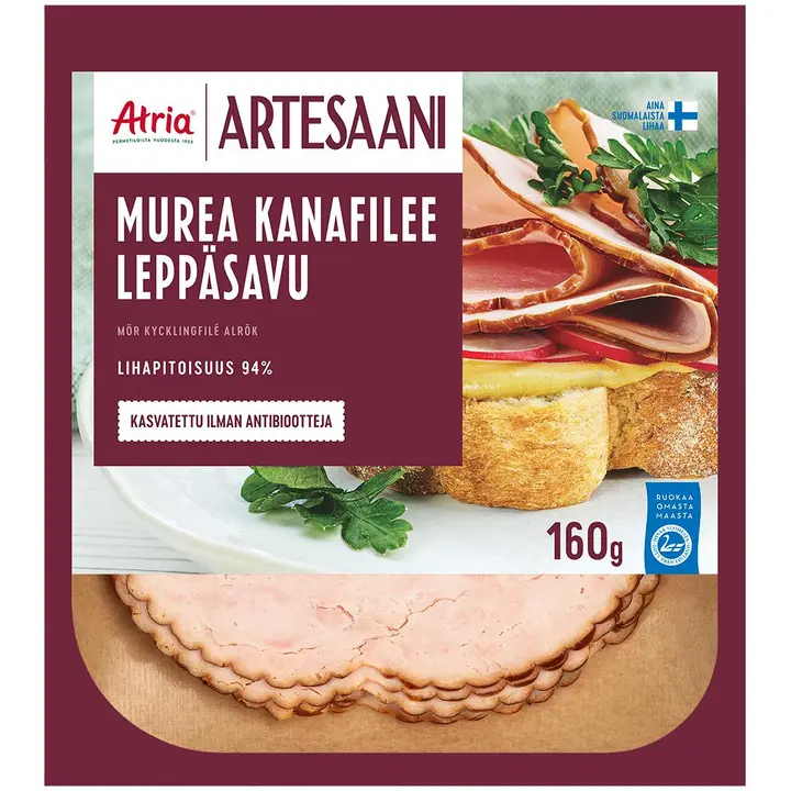 Atria Artesaani Murea Kanafilee Leppäsavu 160g