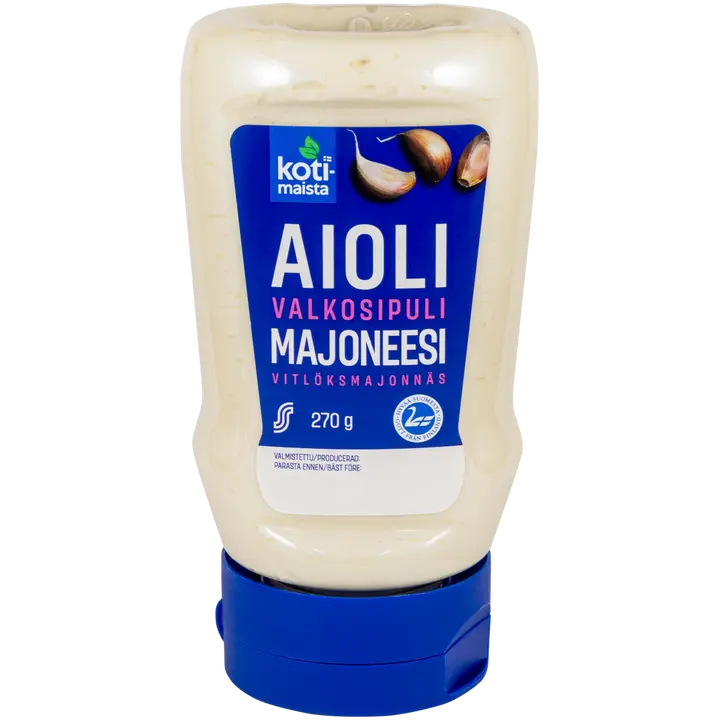 Kotimaista aioli valkosipulimajoneesi 270 g