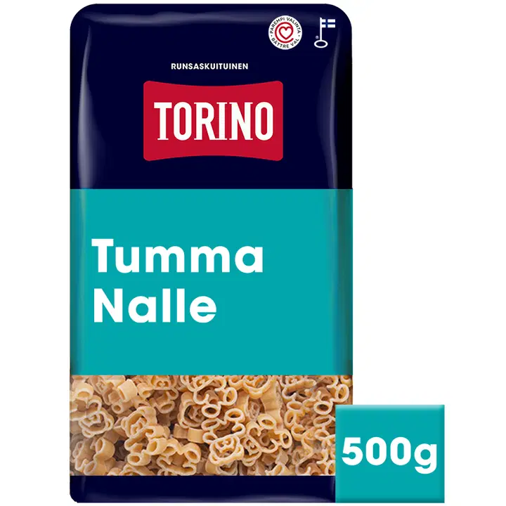 Torino 500g tumma nallepasta