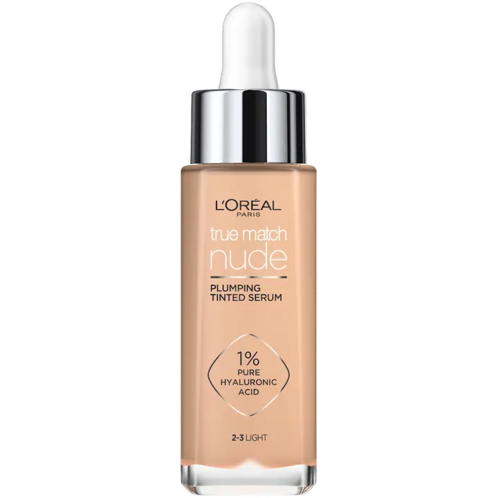 L'Oréal Paris True Match Nude Plumping Tinted Serum 2-3 Light -meikkivoide 30 ml