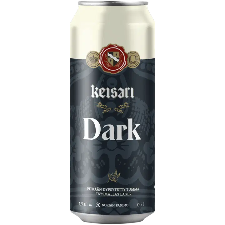 Keisari Dark olut 0,5l 4,5 til-% tölkki