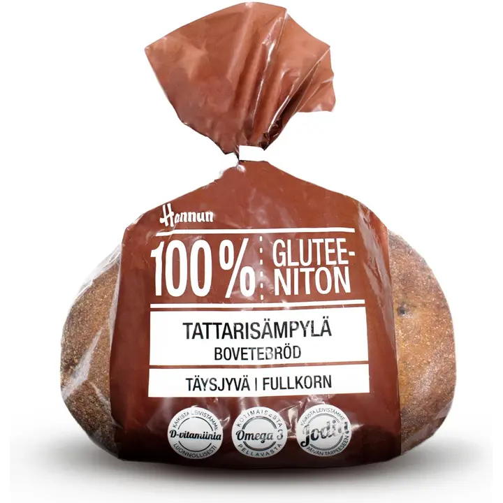Hannun 320g 100% tattari-pellavasämpylä 4kpl gluteeniton