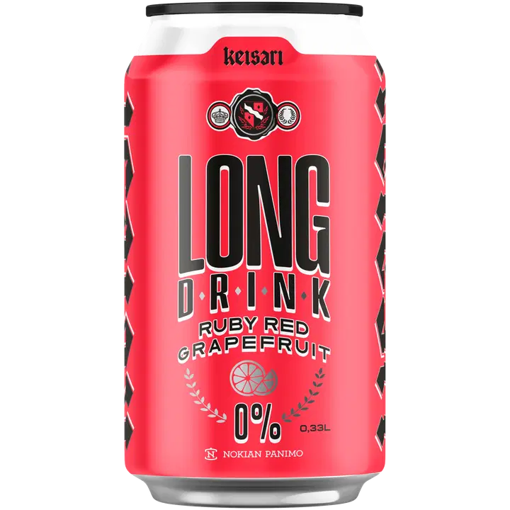 Keisari Ruby Red Grapefruit Long Drink 0,0% 0,33l