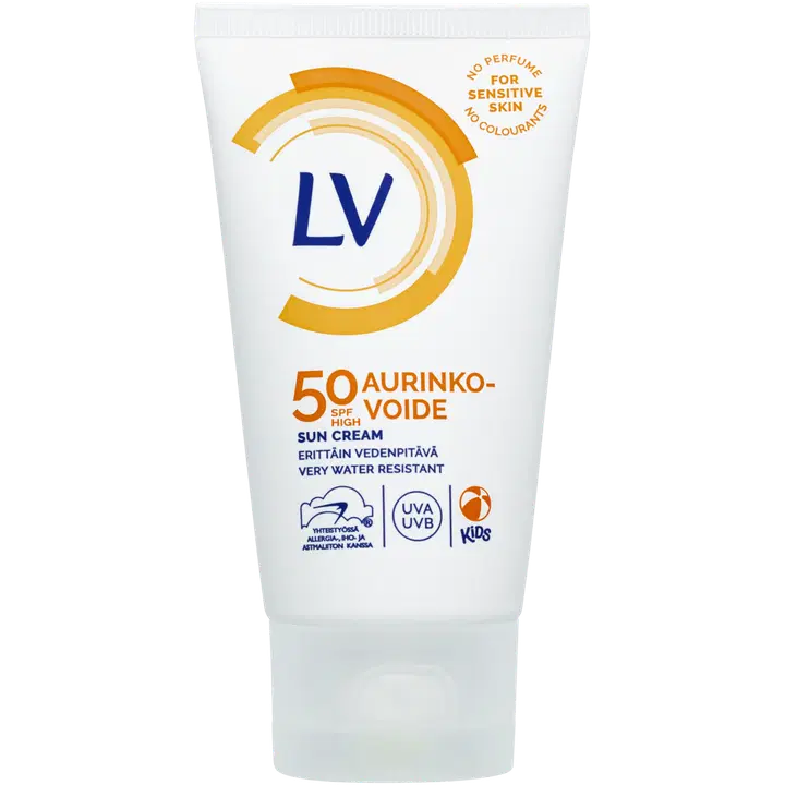 LV 75ml SPF50 Aurinkovoide, erittäin vedenkestävä