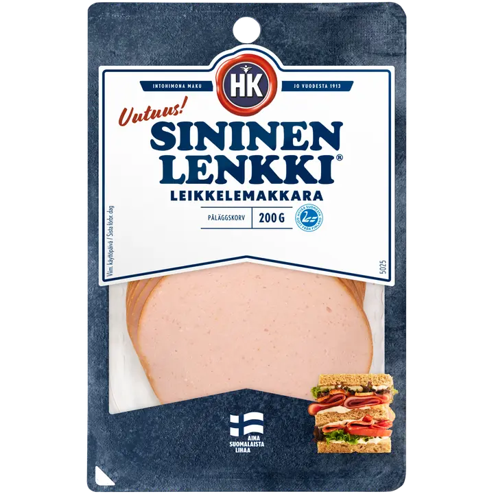 HK Sininen Lenkki® leikkelemakkara 200 g