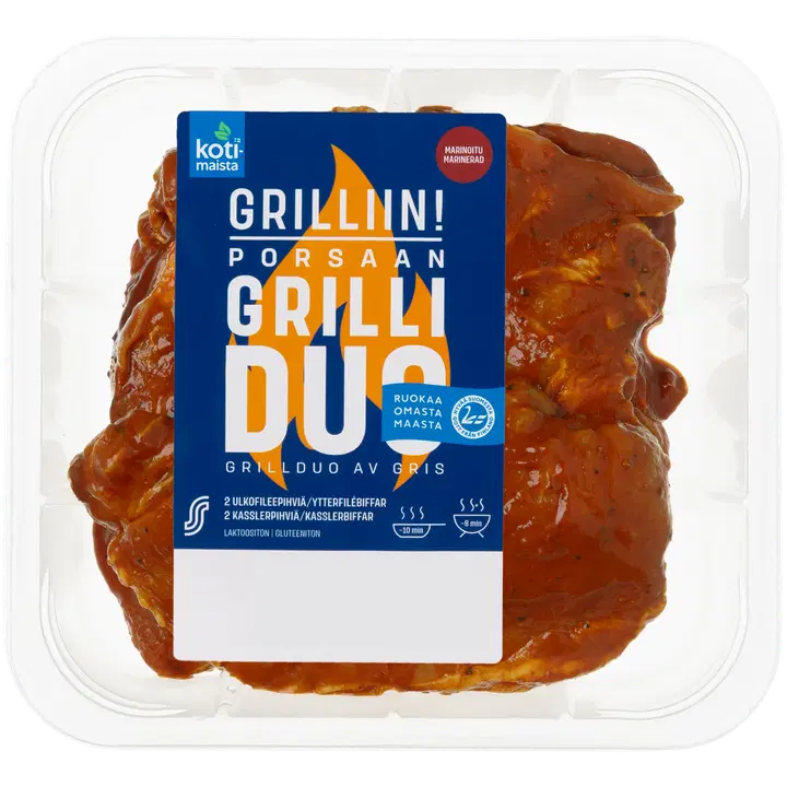 Kotimaista Marinaadis sealiha grilliduo, kg