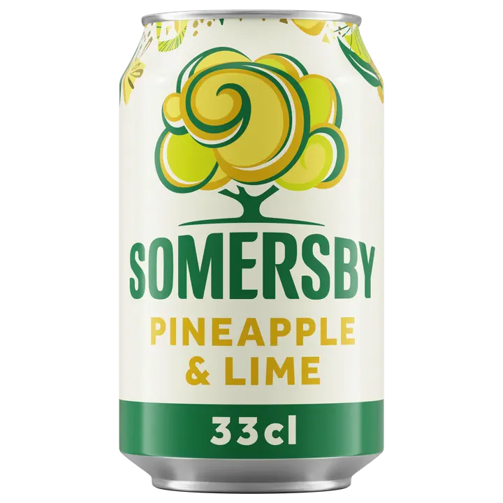 Somersby Pineapple Lime siideri 4,5% 0,33L tölkki