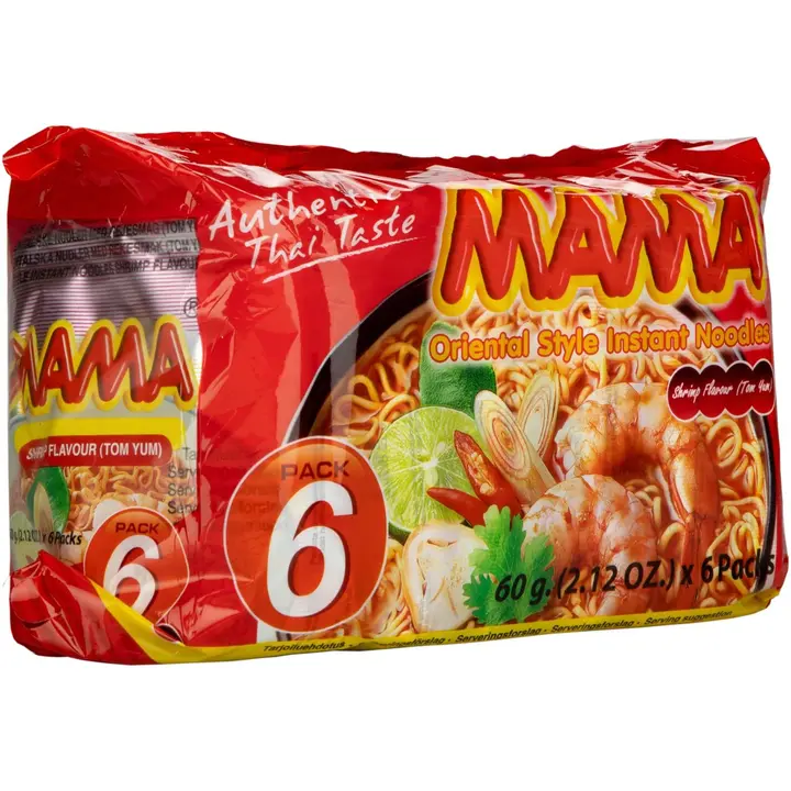 Mama 6-pack Katkaravunmakuinen nuudeli 6x60g