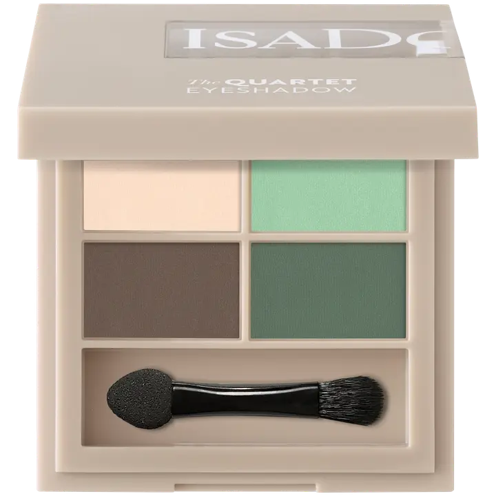 Isadora The Eyeshadow Quartet luomiväripaletti 02 Neo Mint 3,5 g