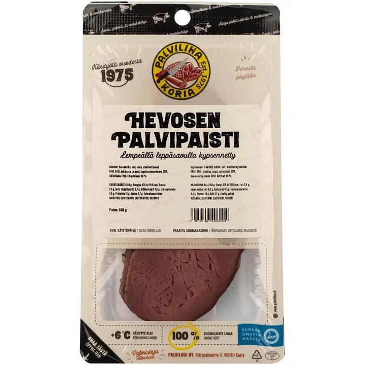 Palviliha Hevosen palvipaistisiivu 140 g