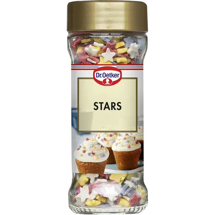 Dr. Oetker Stars -sokerikoristeet 40 g