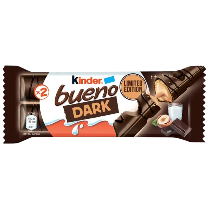 Ferrero Kinder Bueno Dark šokolaadibatoon 43g