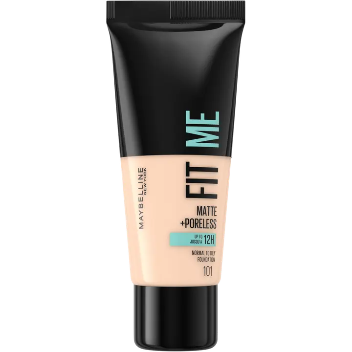 Maybelline New York Fit Me Matte + Poreless 101 True Ivory -meikkivoide 30ml