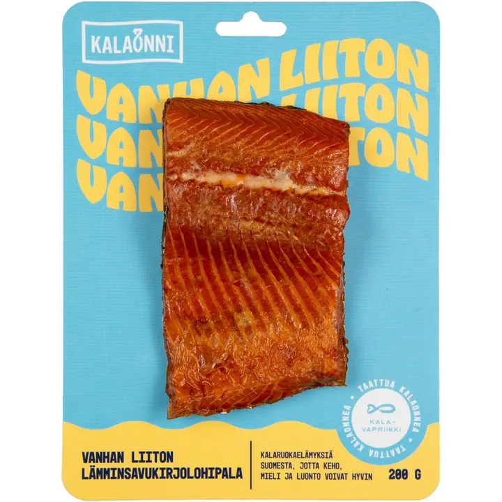 Kalaonni Vanhan Liiton Lämminsavu Kirjolohipala 200 g