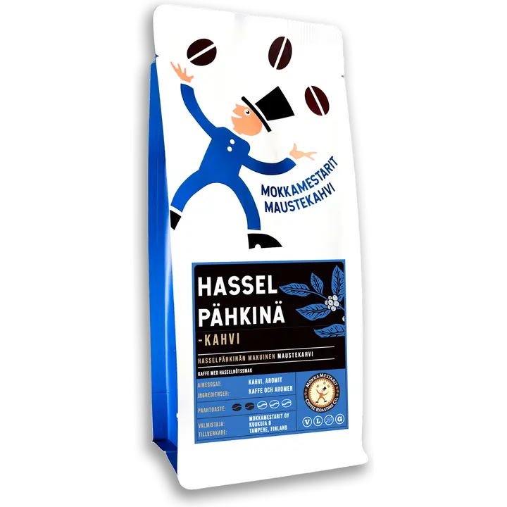 Mokkamestarit 200g Hasselpähkinäkahvi