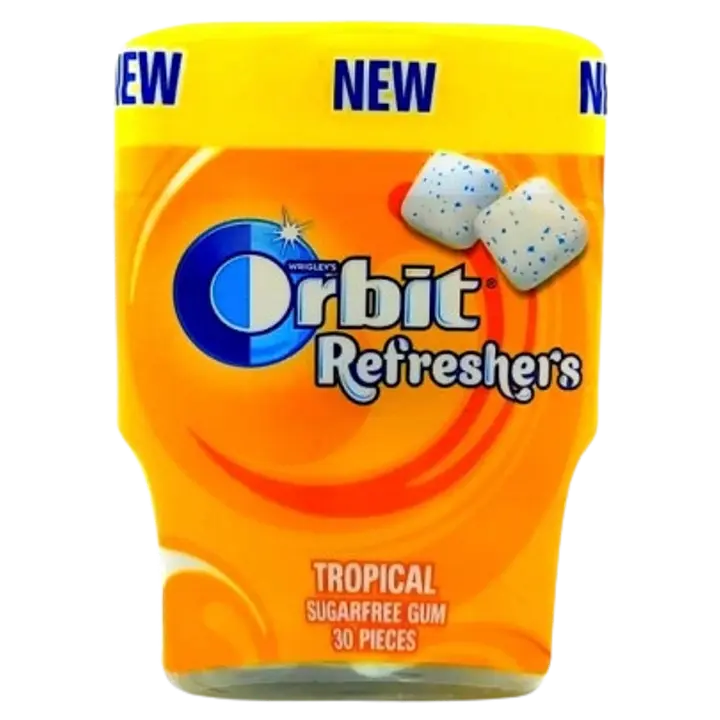 Orbit Refreshers Tropical pudel,30 tk,67g