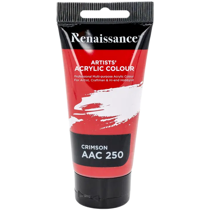 Akryylimaali 75ml, Crimson