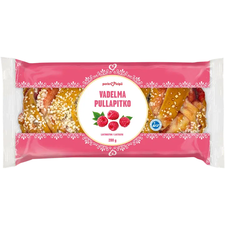 Porin Leipä Vadelmapullapitko 280g