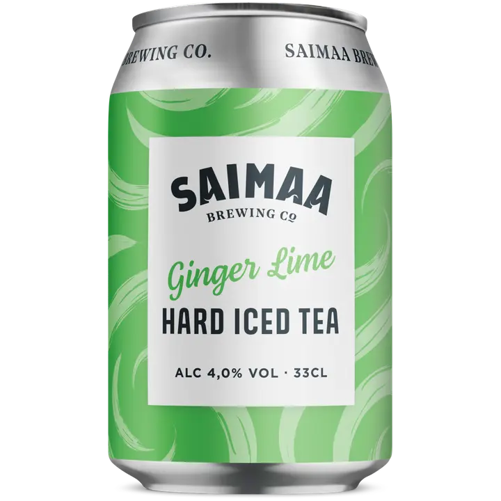Saimaa Ginger Lime Hard Iced Tea 4,0% 0,33l tölkki