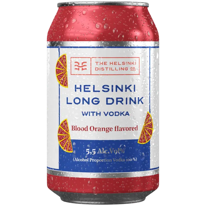 Helsinki Long Drink Vodka-BloodOrange 5,5 % 0,33 l tlk