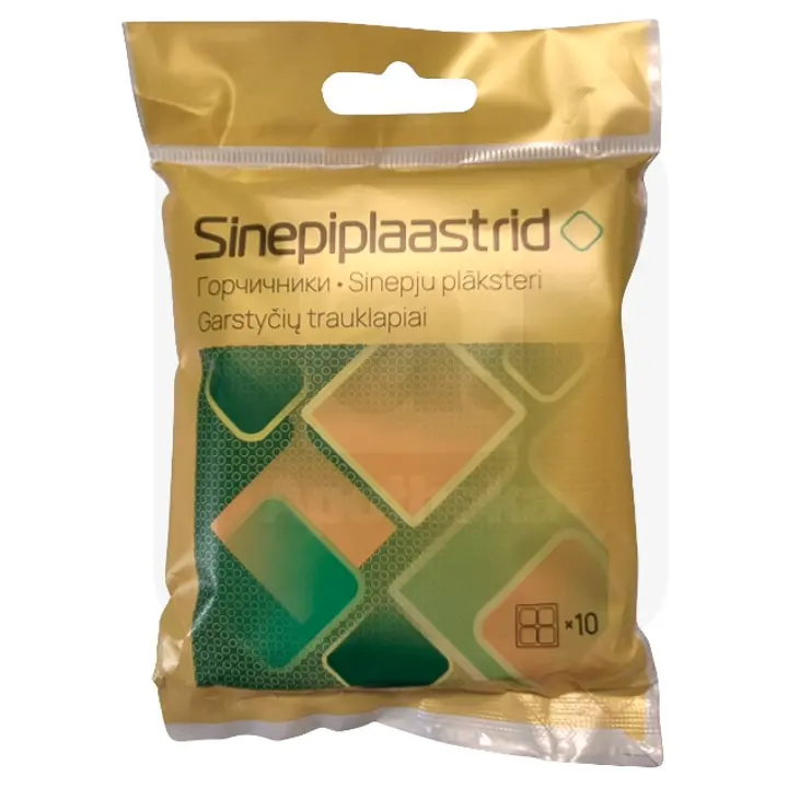 Kaigert sinepiplaastrid 10tk