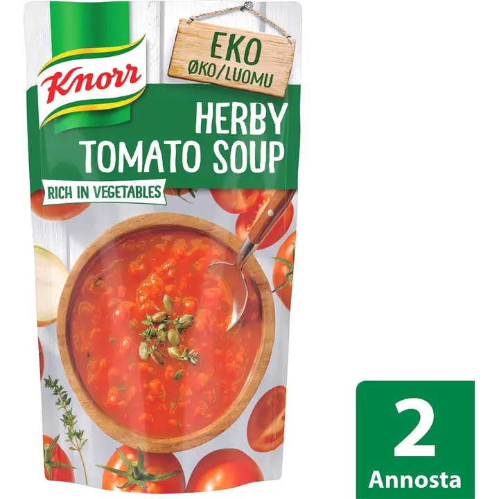 Knorr Luomu tomaattikeitto yrteillä Keitto 570 ml