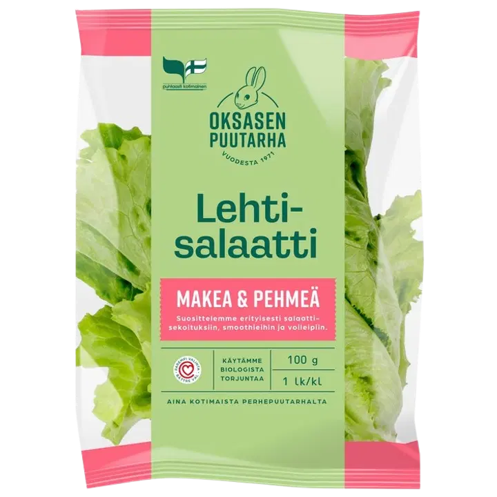Lehtisalaattipussi Oksanen