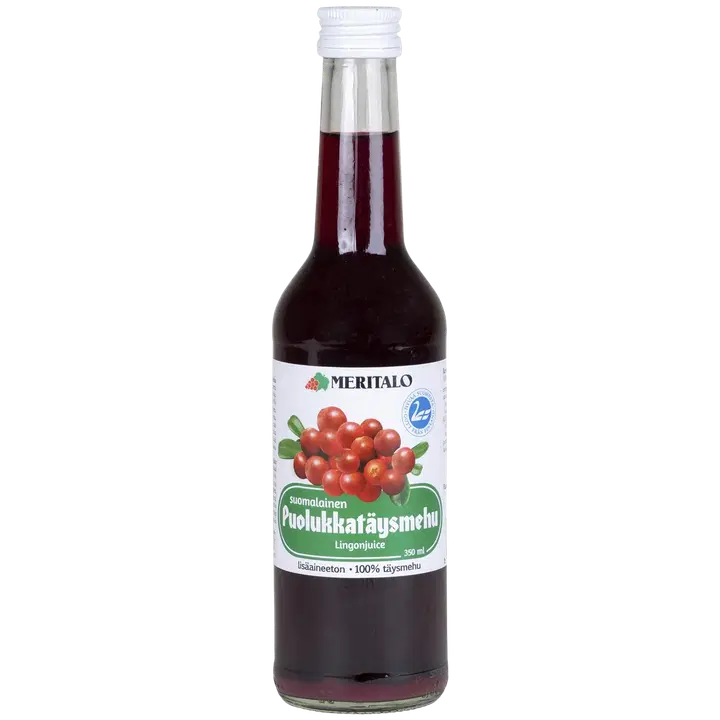 Meritalo Suomalainen Puolukkatäysmehu 350ml sokeroimaton