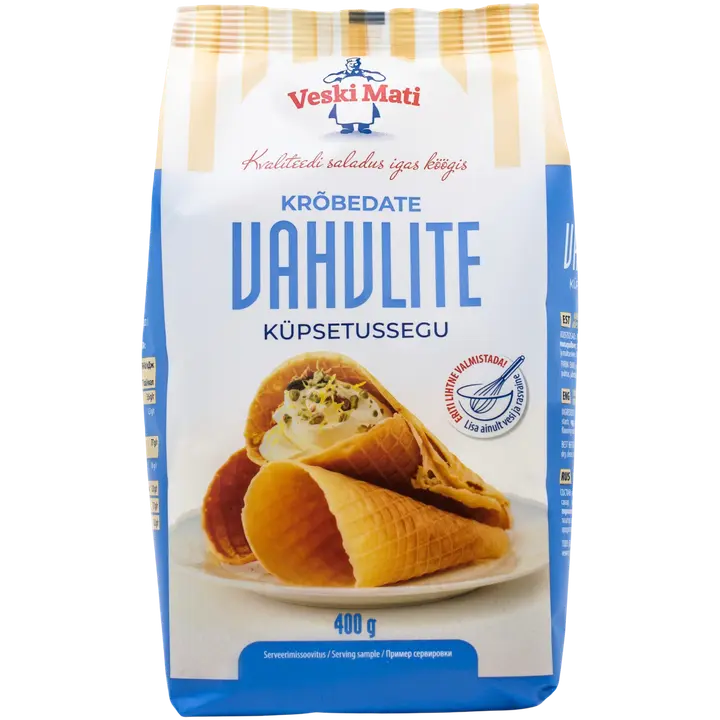 Veski Mati Krõbedad vahvlid küpsetussegu 400 g