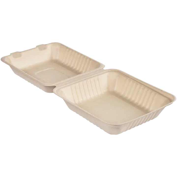 DUNI Ateriarasia 1-lok, ruskea, bagassia, 223 x 200 x 45 mm, 1 000 ml, 50 kpl/pkt (3 x 50 kpl/ltk)