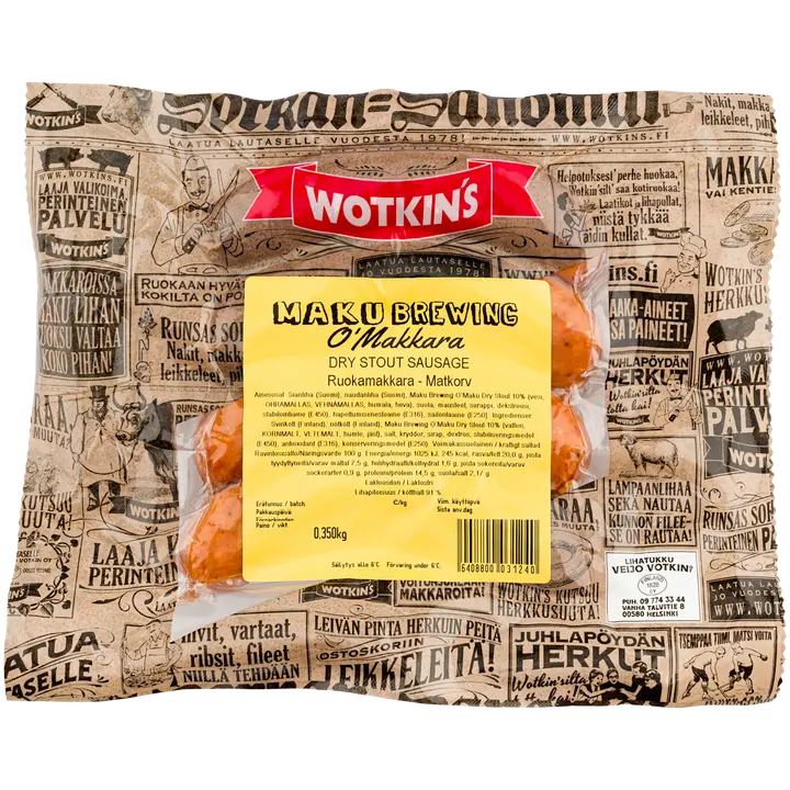 Lihatukku Veijo Votkin Wotkin´s 350 g Maku Brewing O'Makkara