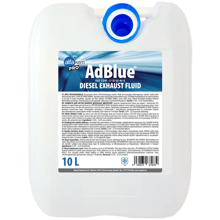 AdBlue Alfa-Kem 10 l