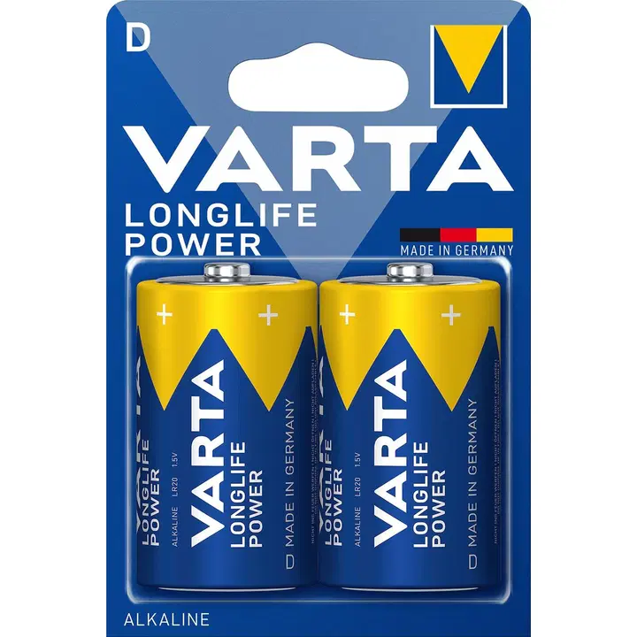 Varta Longlife Power 2xD LR20 alkaliparisto