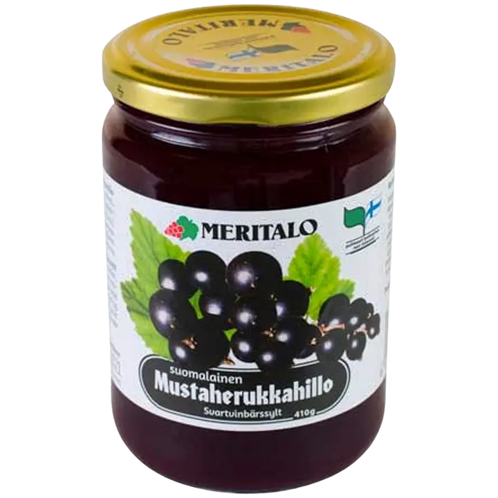 Meritalo Suomalainen Mustaherukkahillo 410g