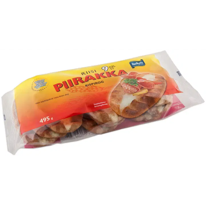 HoviRuoka Riisipiirakka 495g/9kpl