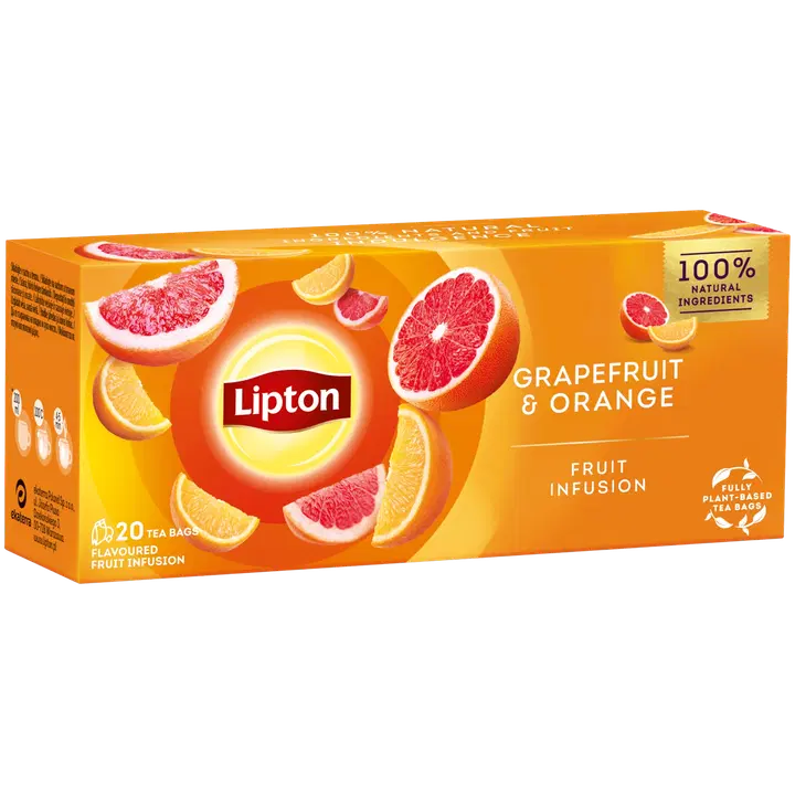 LIPTON greibi-apelsini tee 34g