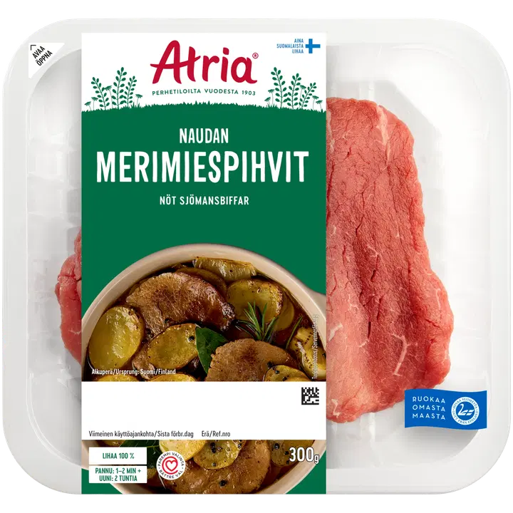 Atria Naudan Merimiespihvit 300g