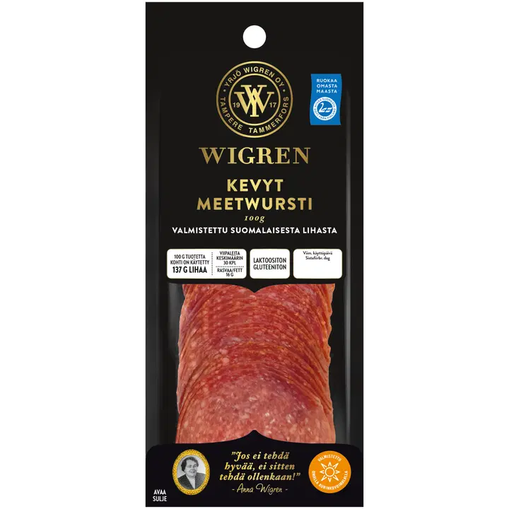 Wigren Kevyt Meetwursti 100g