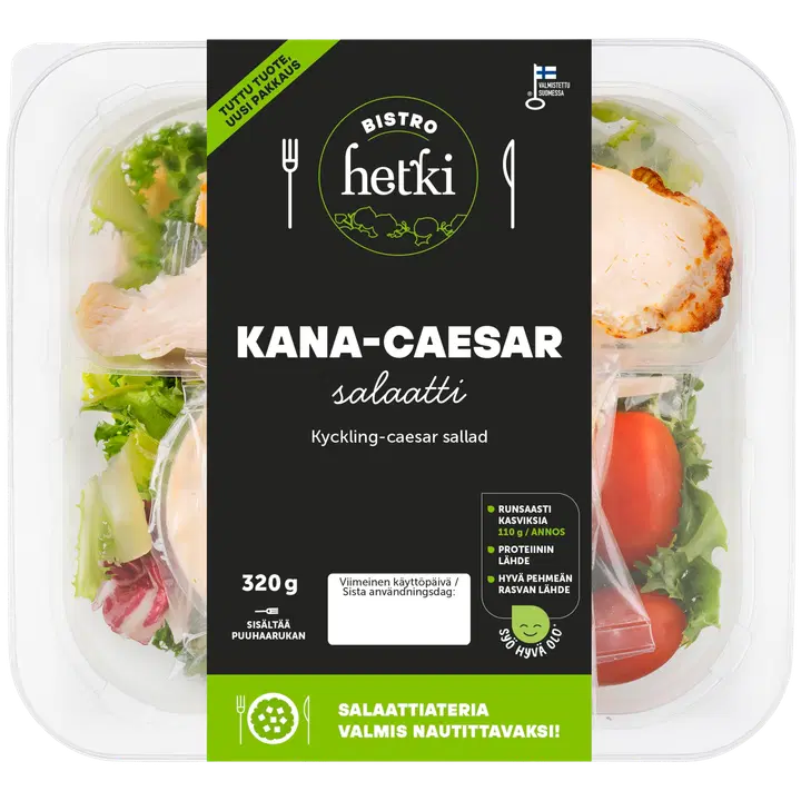 Fresh Hetki Bistro Kana-caesar salaatti 320 g