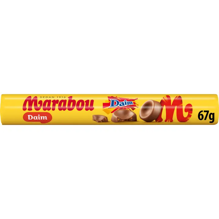 Marabou piimašokolaadi dropsid Daimiga 67g