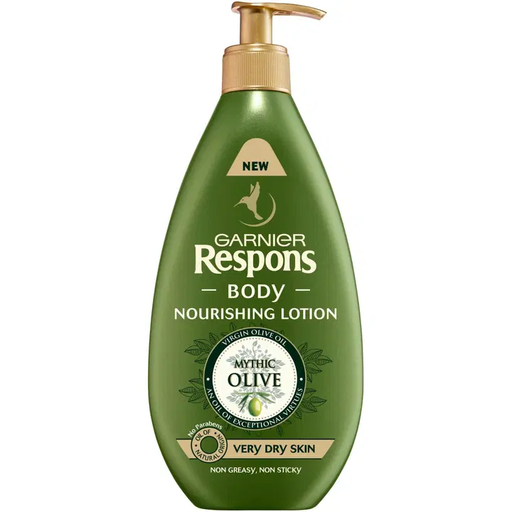 Garnier Respons Body Mythic Olive Nourishing lotion vartaloemulsio erittäin kuivalle iholle 400ml