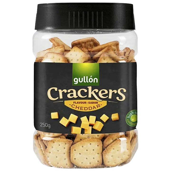 Gullon crackers cheddari juustu maitsega 250g