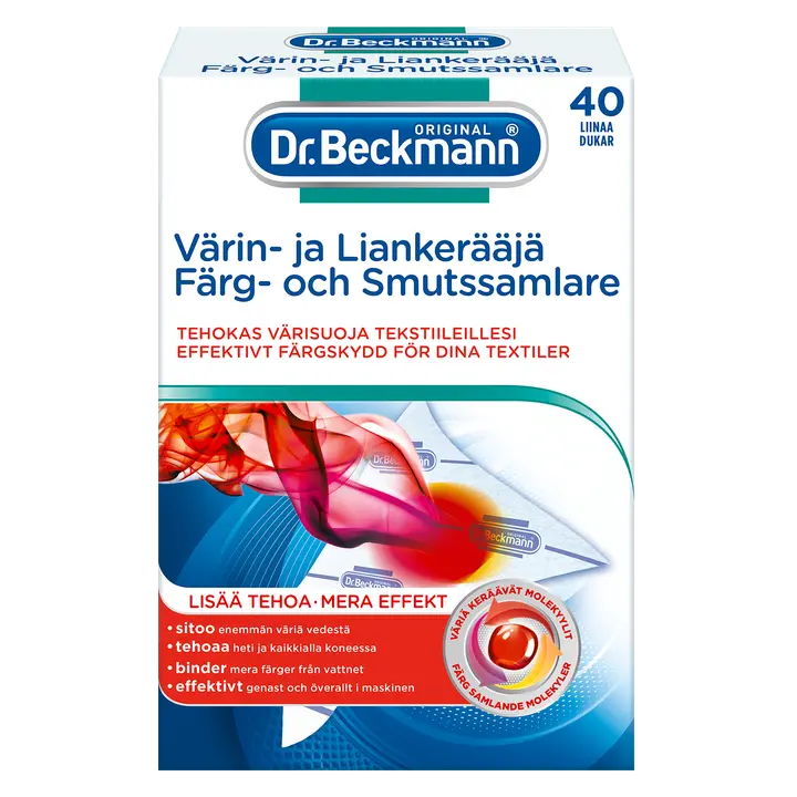 Dr Beckmann 40kpl Värin- ja liankerääjä