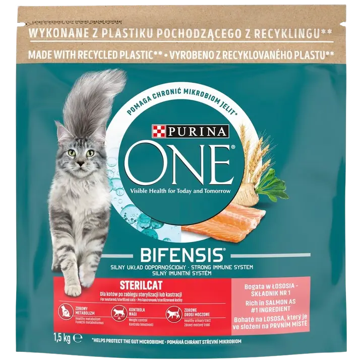 Purina One kassitoit adult lõhe 1,5kg