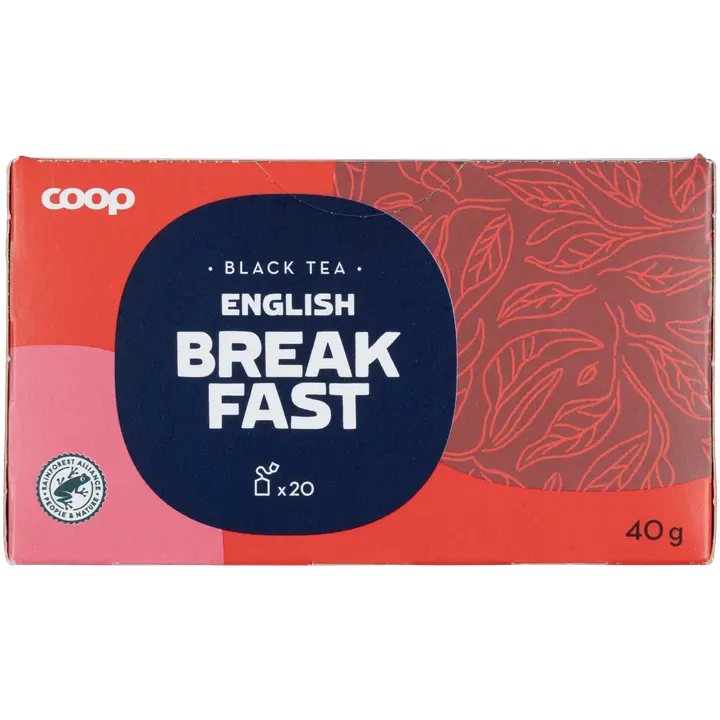 Coop English Breakfast tee 40 g 20 pss