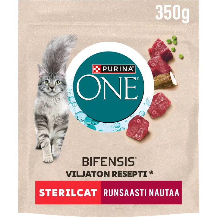 Purina One Grain Free Sterilcat Ox Katt Torrfoder 350g