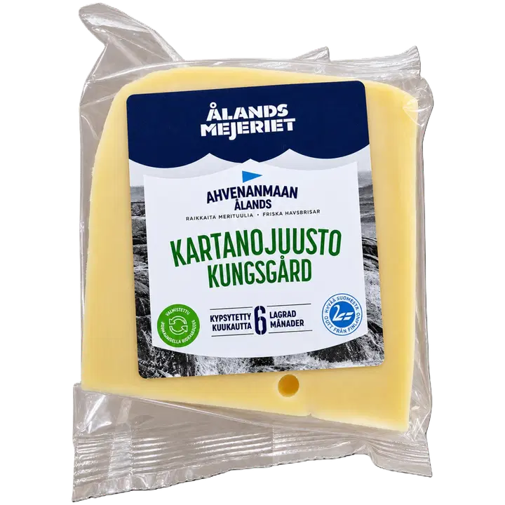 Ahvenanmaan 350g Kartanojuusto Kungsgård 6kk kypsytetty
