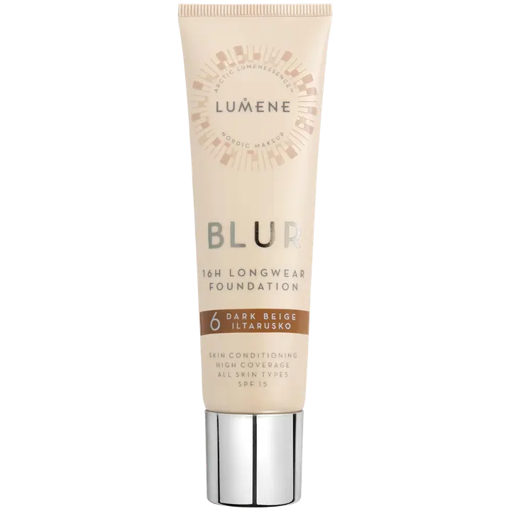 Lumene Blur Pitkäkestoinen meikkivoide SK15 6 Iltarusko 30ml