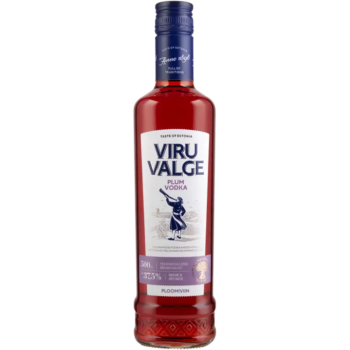 Viru Valge Plum Vodka maitsestatud viin 37,5%vol 500ml